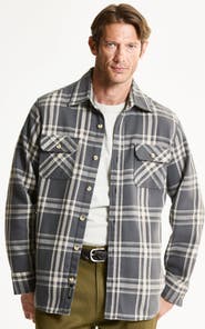 JACHS Brushed Flannel Overshirt