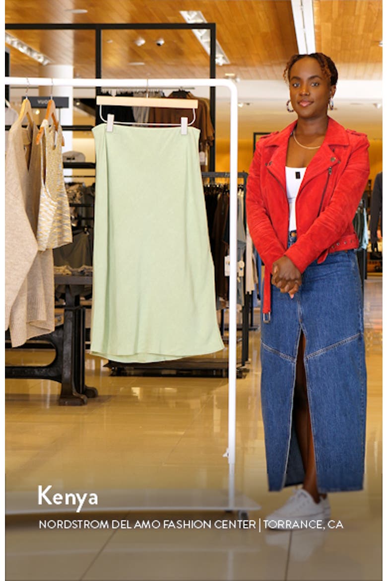 The Layton Midi Slip Skirt video