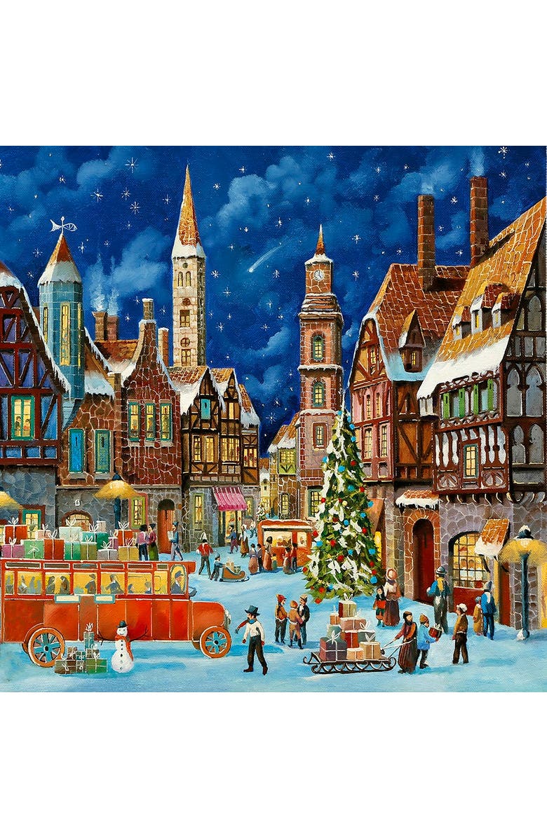 Sunsout Christmas Square 500 piece Jigsaw Puzzle for Adults, Alternate, color, Multicolor
