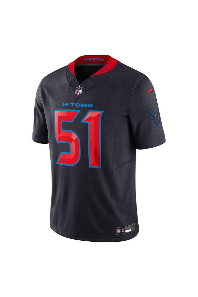 Men's Nike Will Anderson Jr. Navy Houston Texans 2nd Alternate Vapor F.U.S.E. Limited Jersey, Alternate, color, Navy