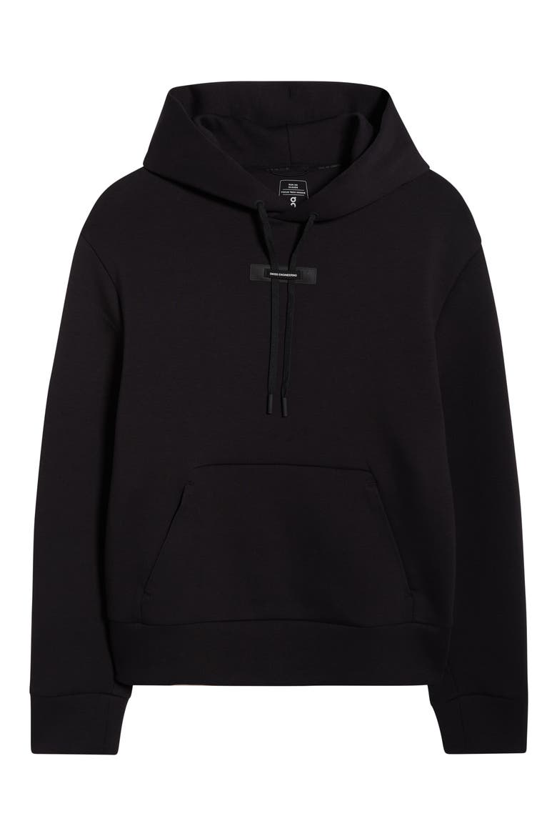 Focus Tech Hoodie, Alternate, color, BLACK
