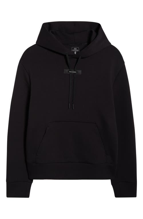 On Recycled Polyester Blend Hoodie In Black