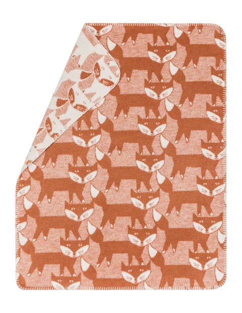 Mila Pack Of Foxes Baby Blanket