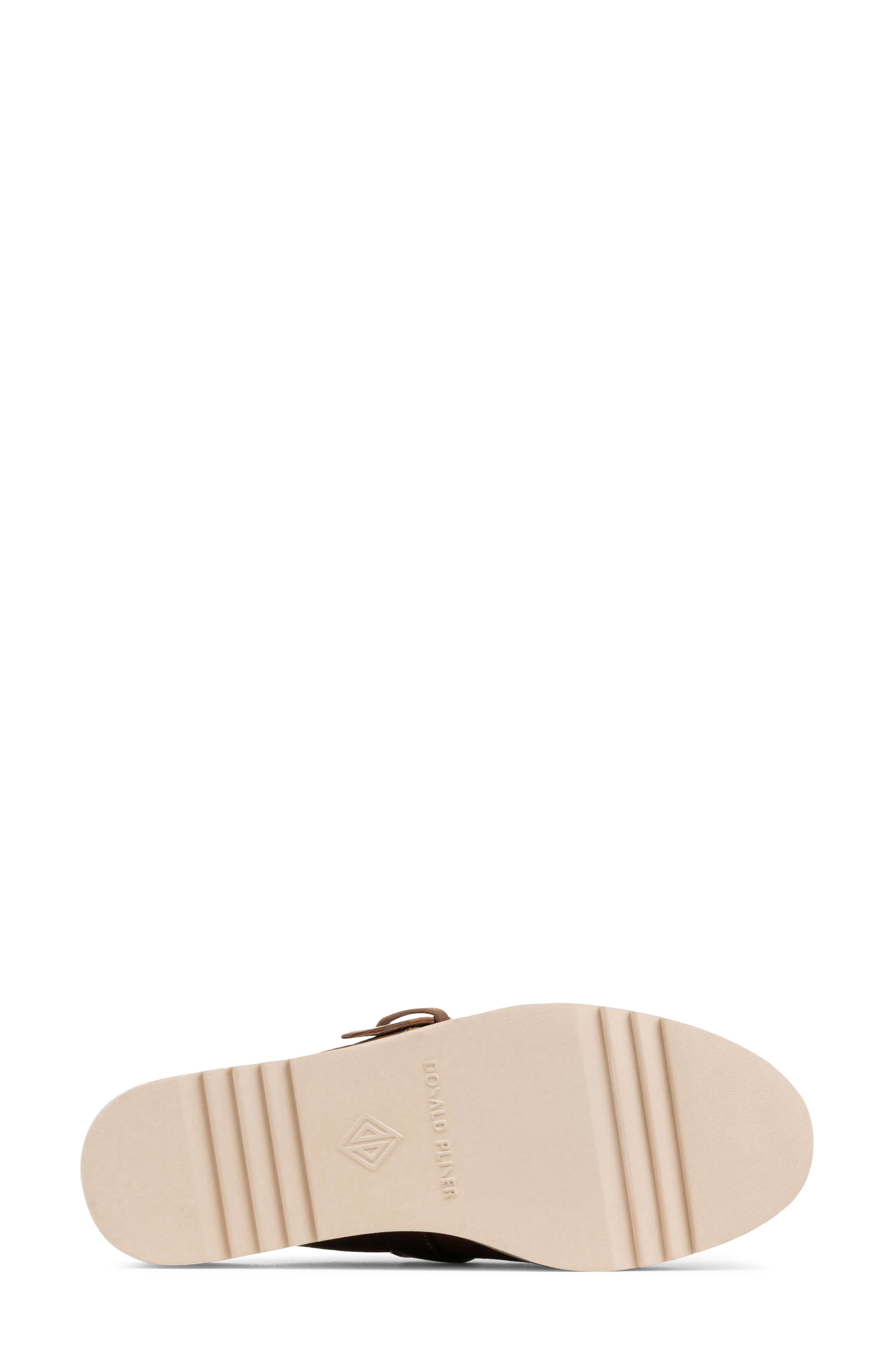 Elvesa Leather Platform Wedge Mule, Alternate, color, SADDLE