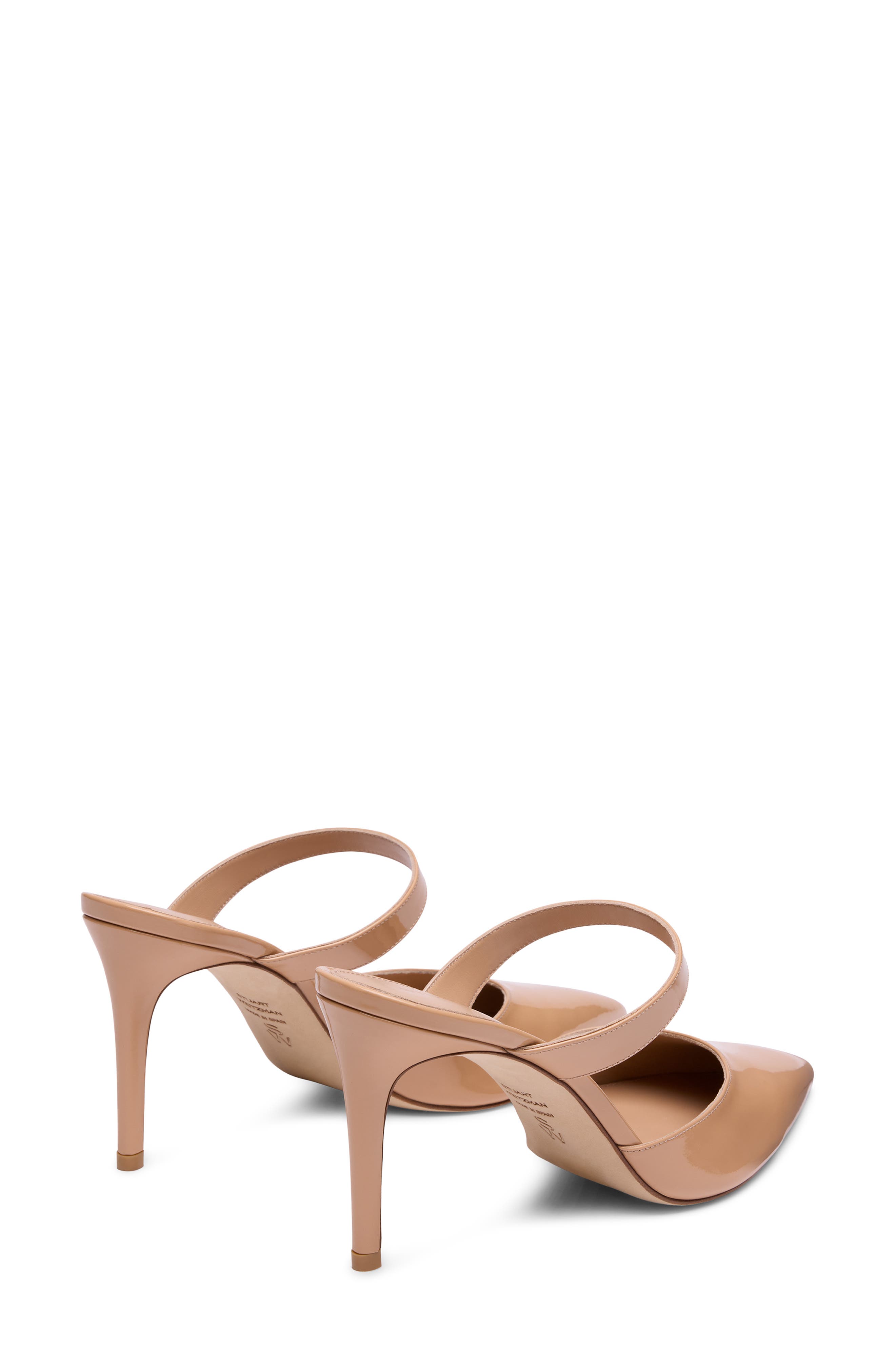 Stuart Weitzman Power Mule 85, Alternate, color, Adobe