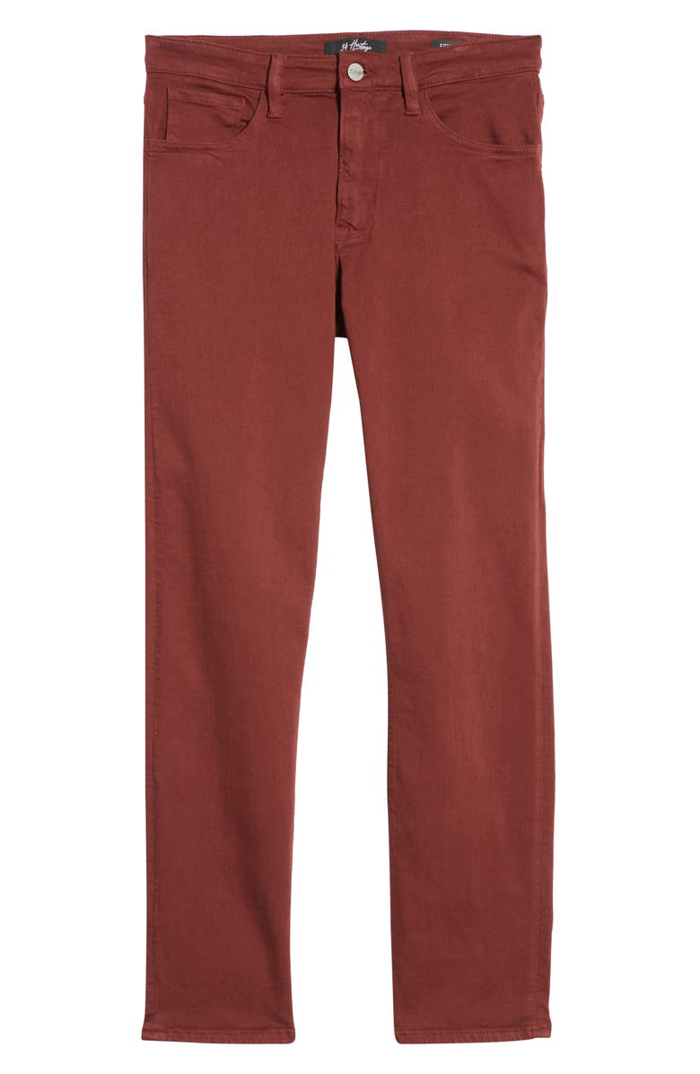 34 Heritage Courage Straight Leg Pants, Alternate, color, Rum Raisin Comfort