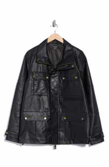 Noize Carl Faux Leather Jacket