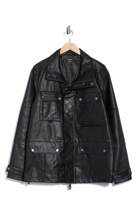 Noize Carl Faux Leather Jacket