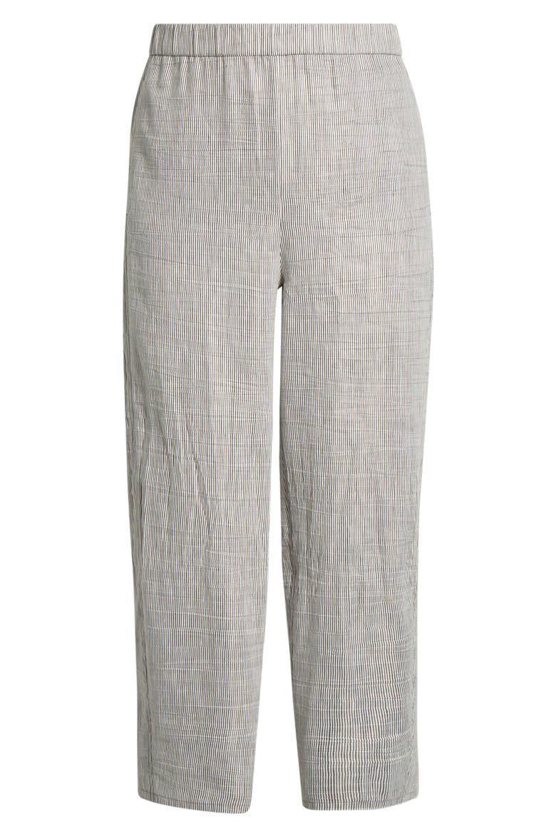 Ankle Length Lantern Linen Blend Pants, Alternate, color, WREN