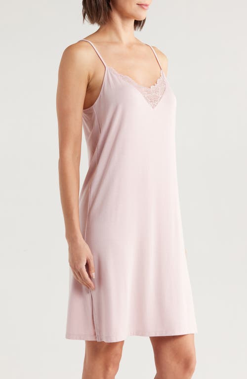 Nordstrom Moonlight Eco Lace Tim Chemise In Pink Puff