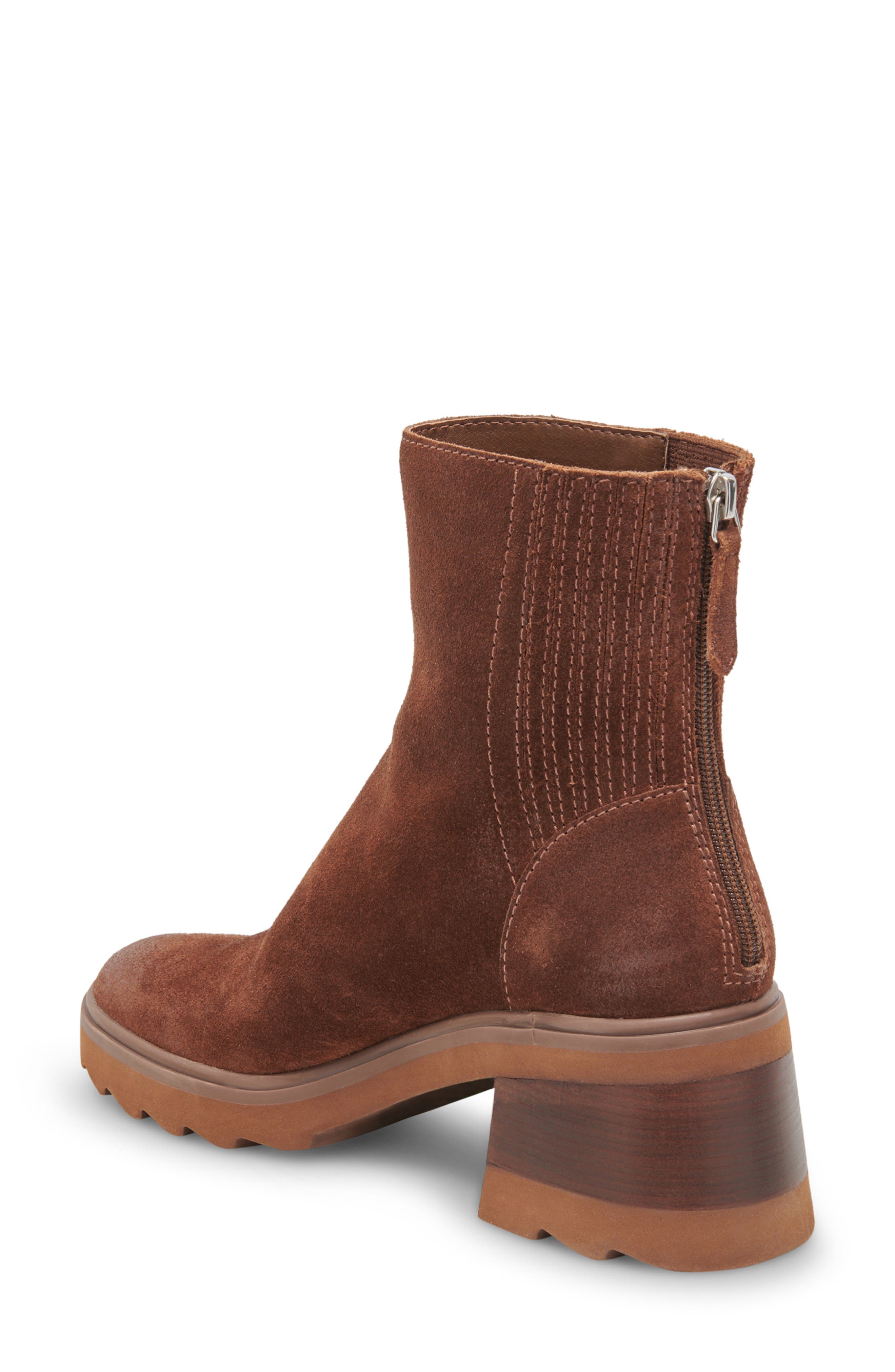 Martey H2O Waterproof Bootie, Alternate, color, COCOA SUEDE H2O