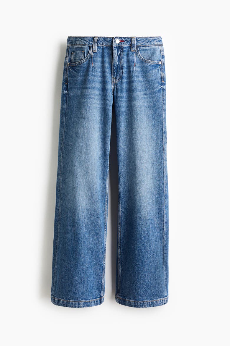 Wide Regular Jeans, Alternate, color, Denim blue