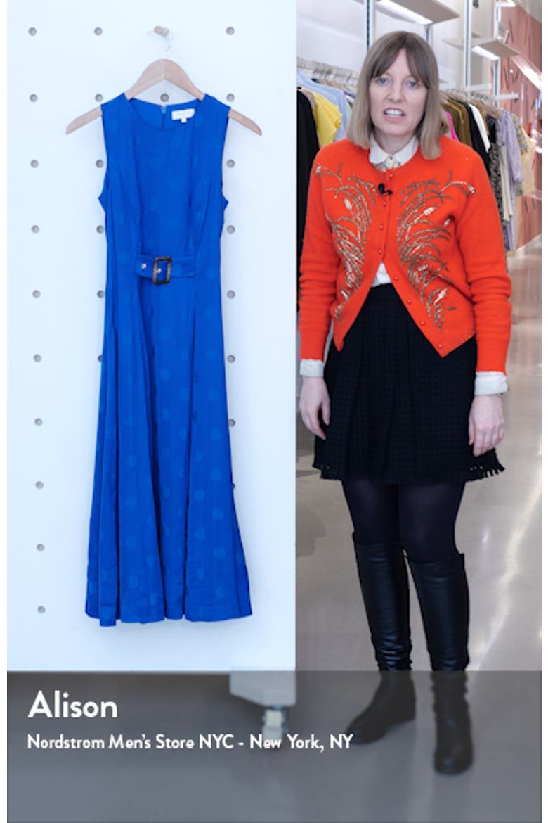 Innabel Belted A-Line Midi Dress video