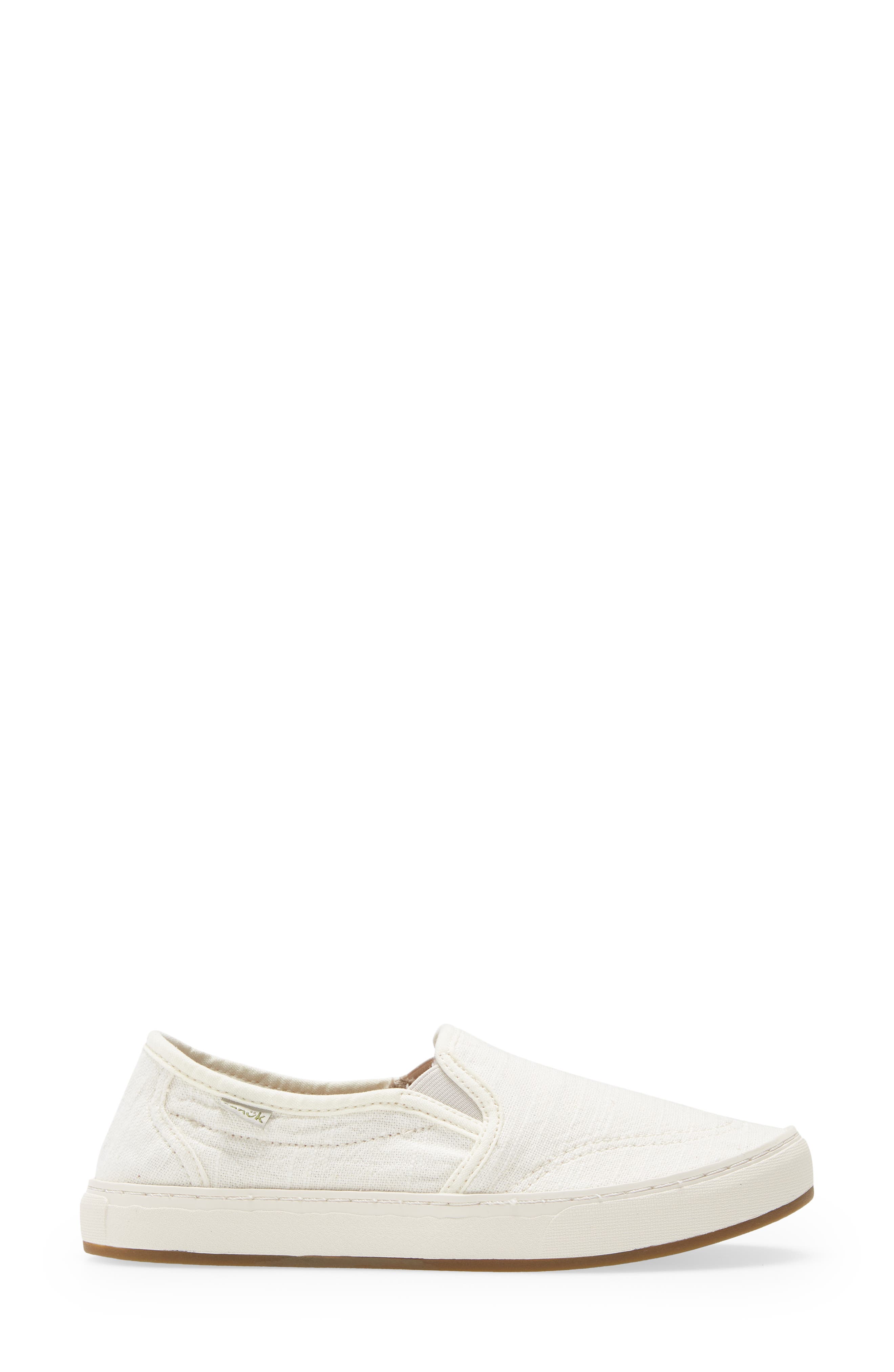 Sanuk Avery Hemp Slip-On Sneaker, Alternate, color, Washed White