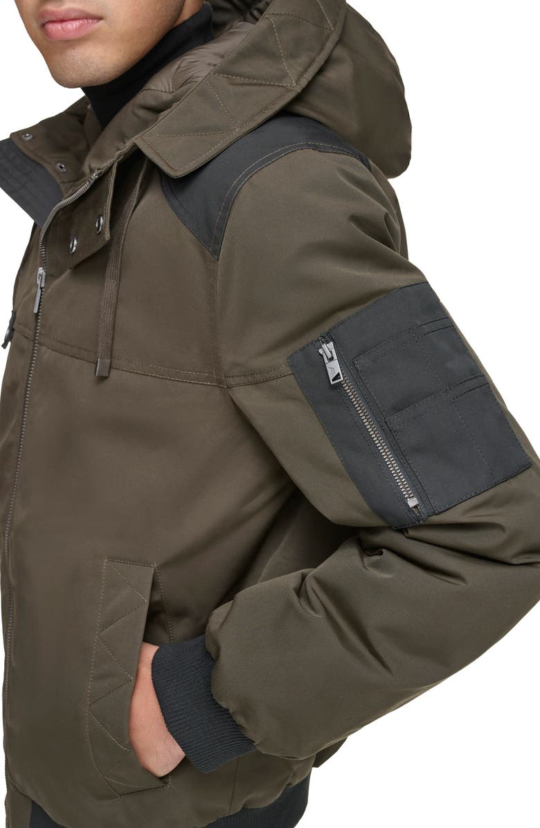 Andrew Marc Wolmar Waxed Insulated Jacket, Alternate, color, 