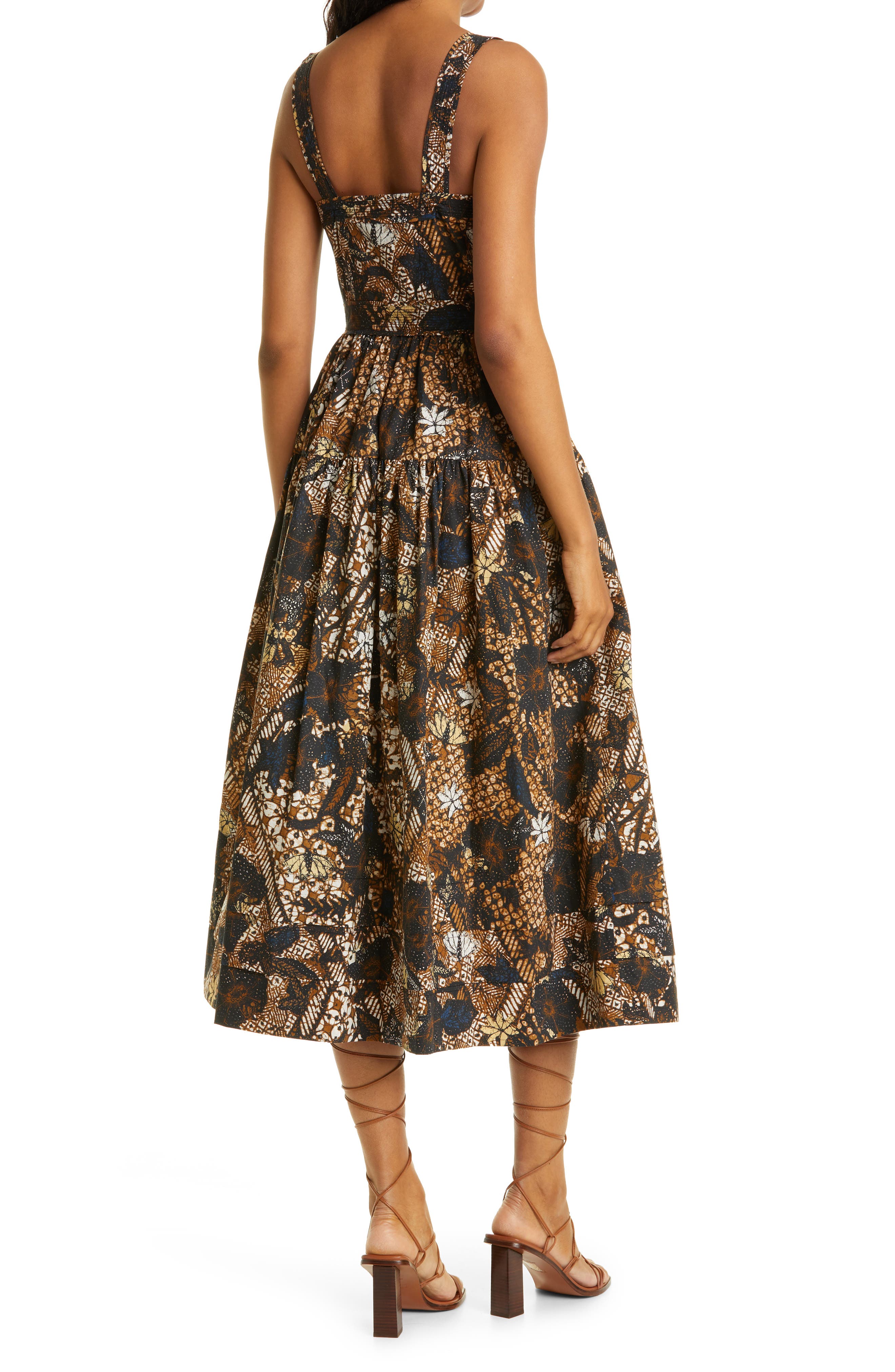 Isabela Floral Print A-Line Dress - image 2