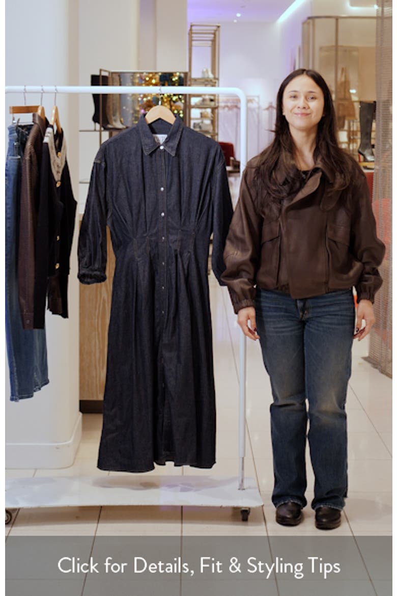 Mason Denim Shirtdress with Pockets video