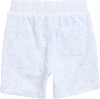 French Terry Stripe Polo & Shorts Set