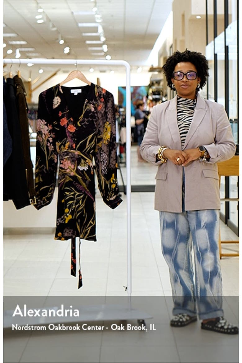 Keira Floral Long Sleeve Minidress video