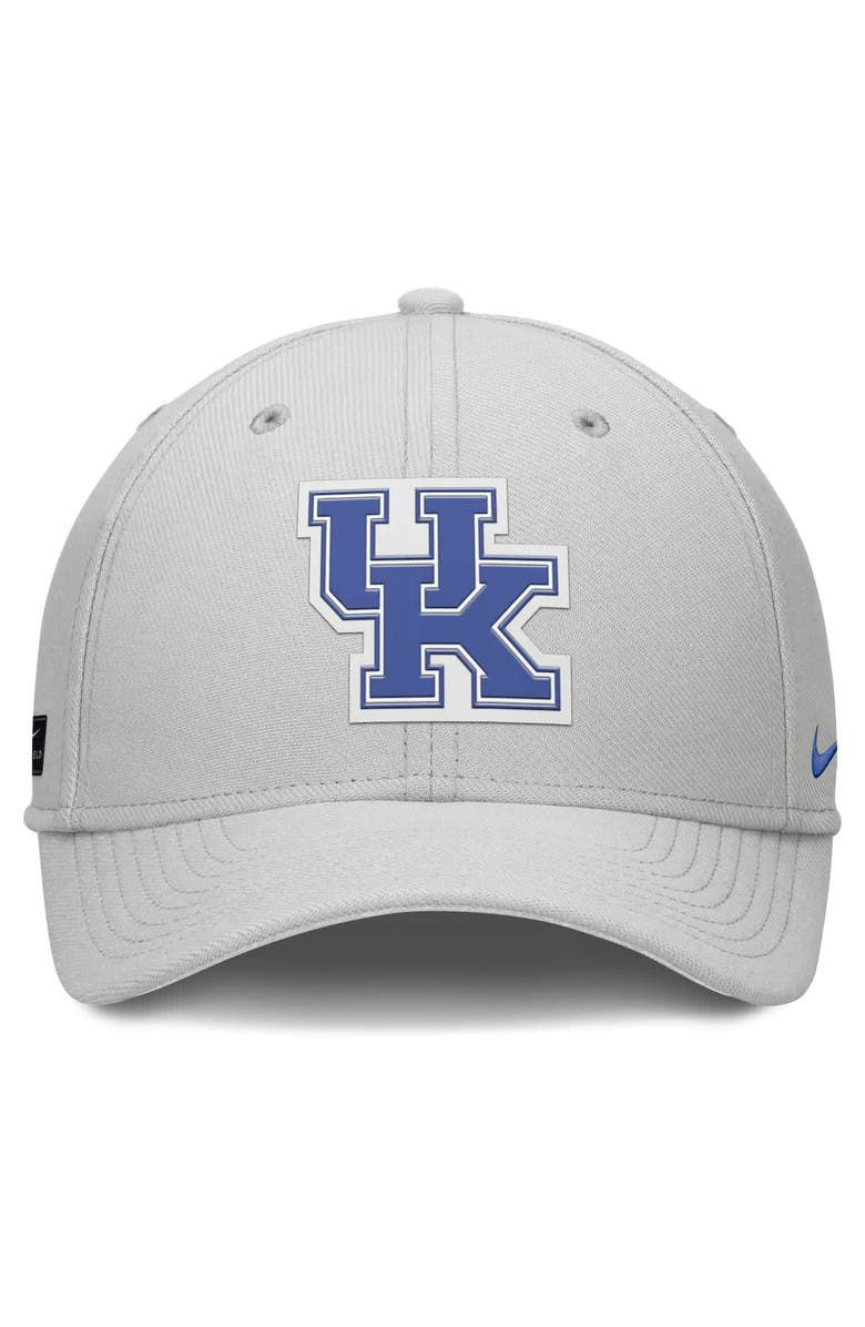Nike Men's Nike  Gray Kentucky Wildcats Rise Practice Performance Adjustable Hat, Alternate, color, 