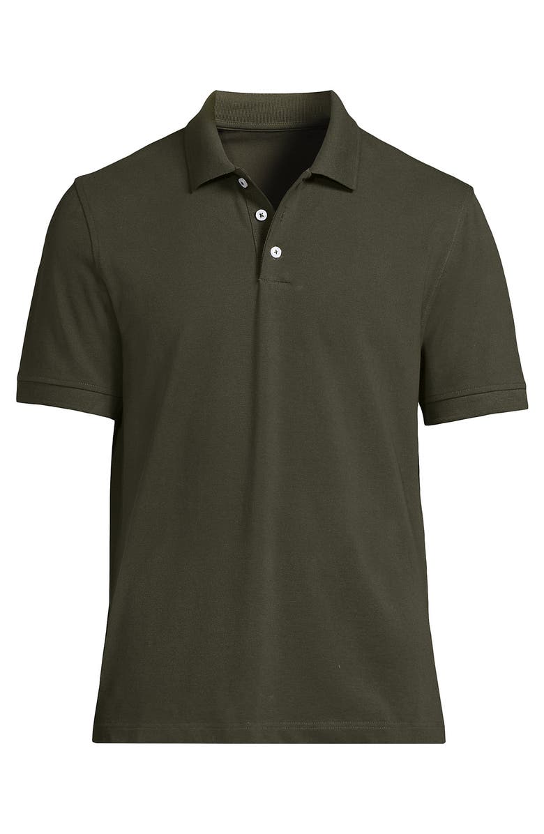 Lands' End Short Sleeve Comfort-First Mesh Polo Shirt, Alternate, color, Forest Moss
