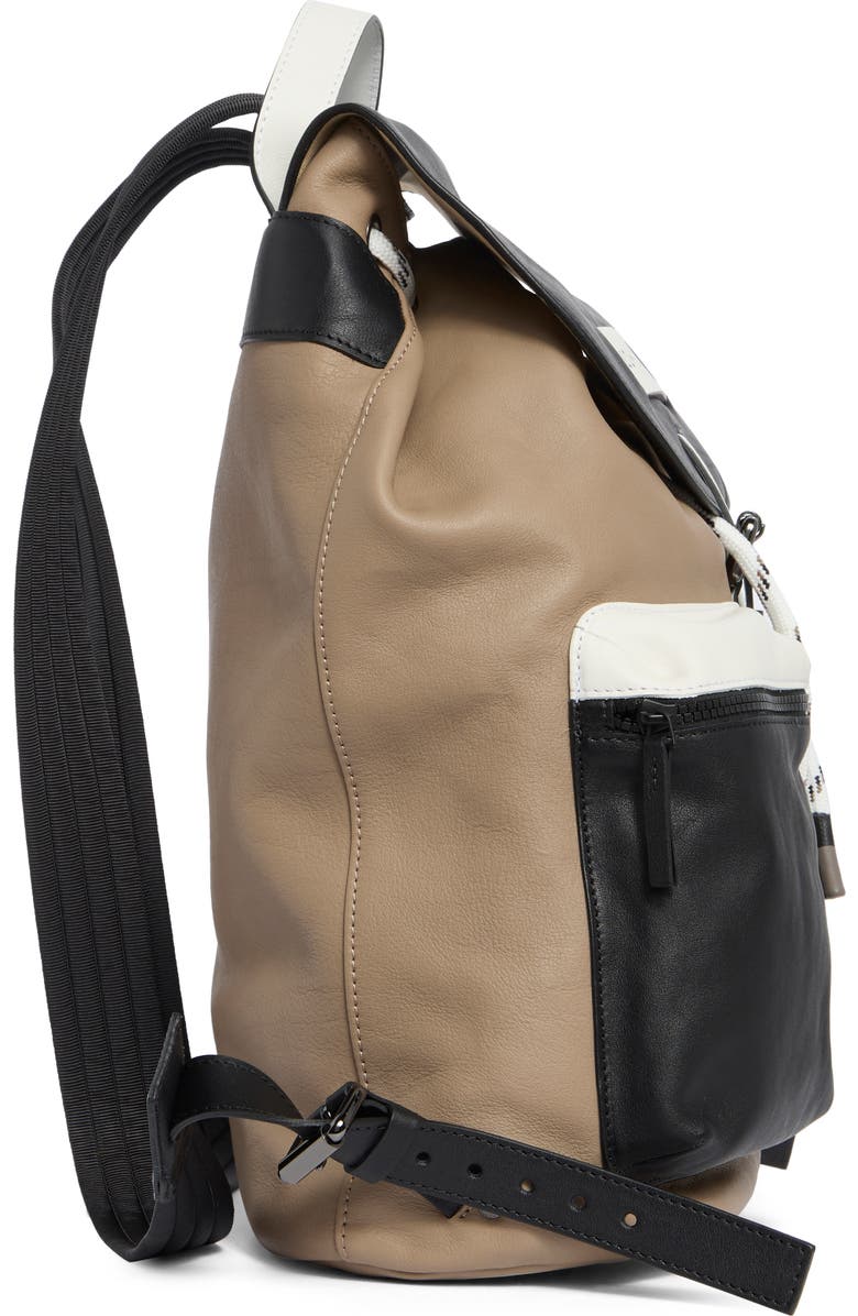 Longchamp 3D Colorblock Backpack, Alternate, color, Brown