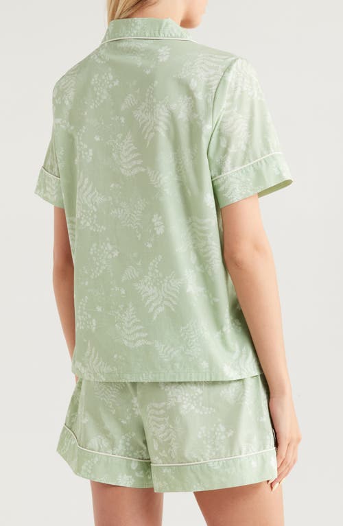 Nordstrom Classic Short Cotton Pajamas In Green