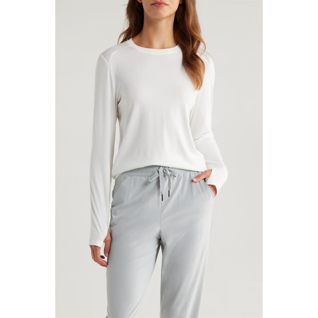 Free Fly Shade Long Sleeve Top in Bright White at Nordstrom, Size X-Large
