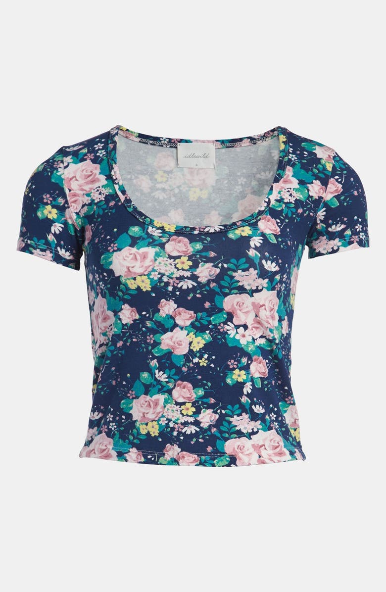 Idlewild Crop Scoop Neck Tee, Alternate, color, 