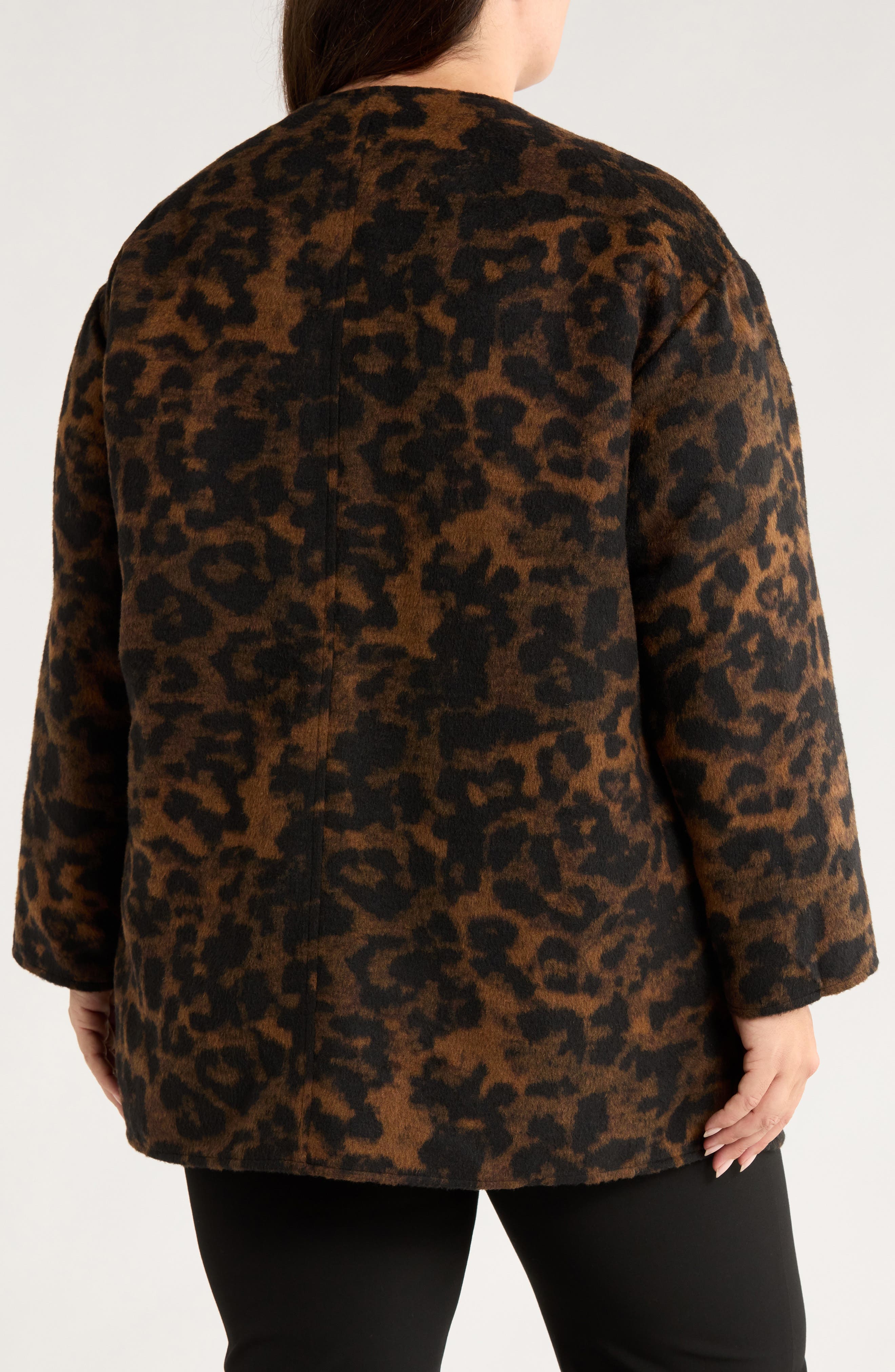 Leopard Print Topper Jacket - image 2