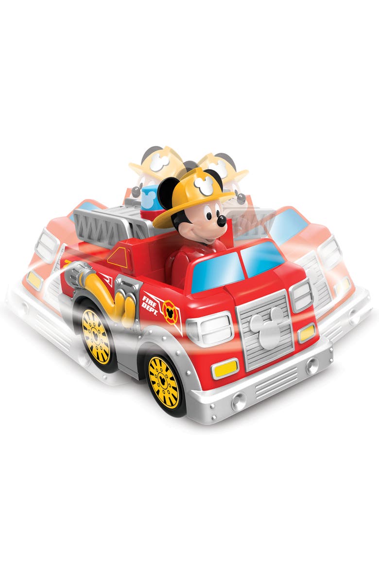 Mickey's Fire Truck Remote Control Vehicle, Alternate, color, Red