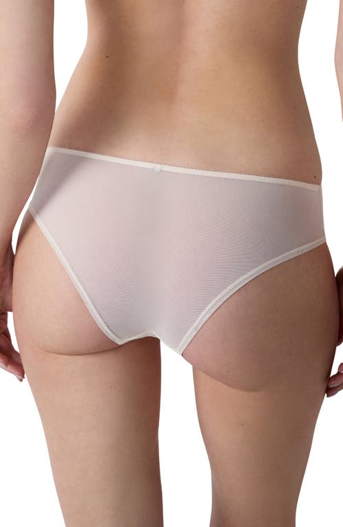 Etam Flowers Embroidered Hipster Panties In White