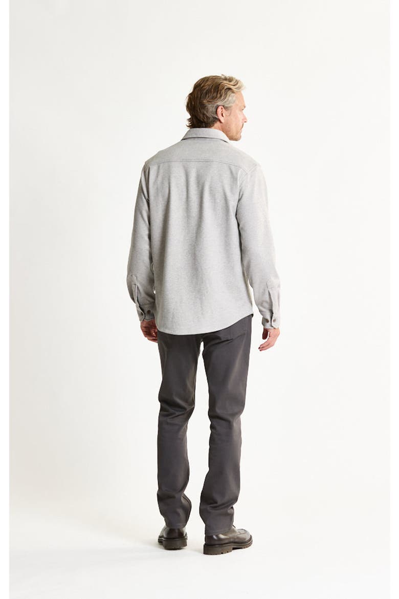 Poly Rayon Twill Overshirt, Alternate, color, GREY