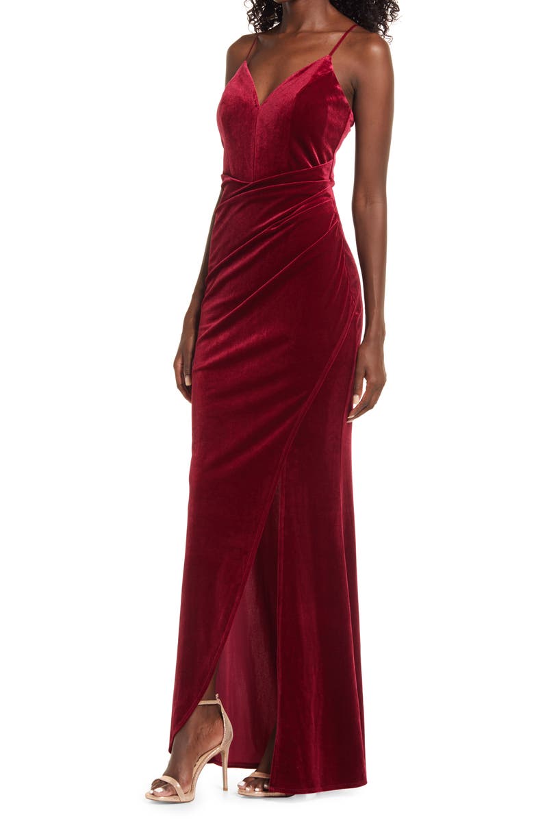 LNL Velvet Gown, Alternate, color, 