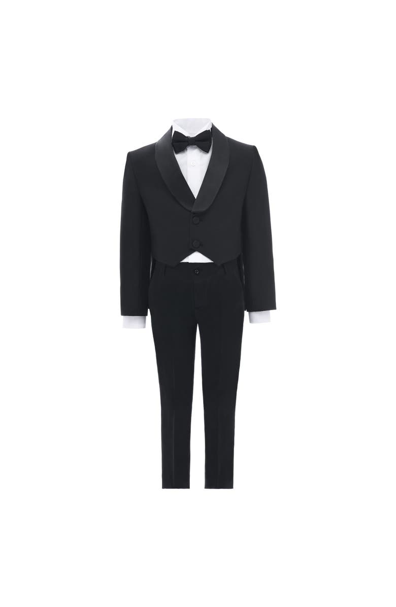 MOUSTACHE Classic Black Tailcoat Suit, Main, color, Black