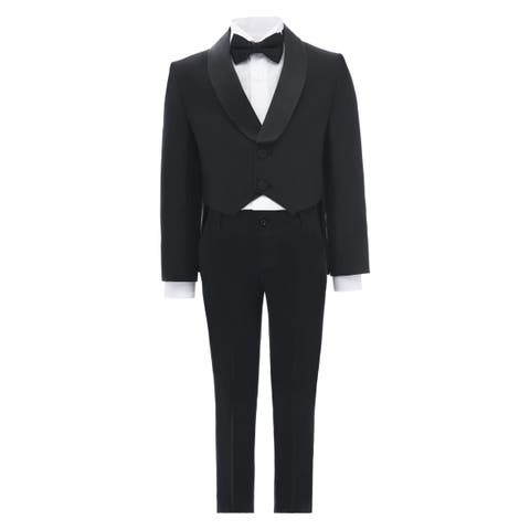 Classic Black Tailcoat Suit