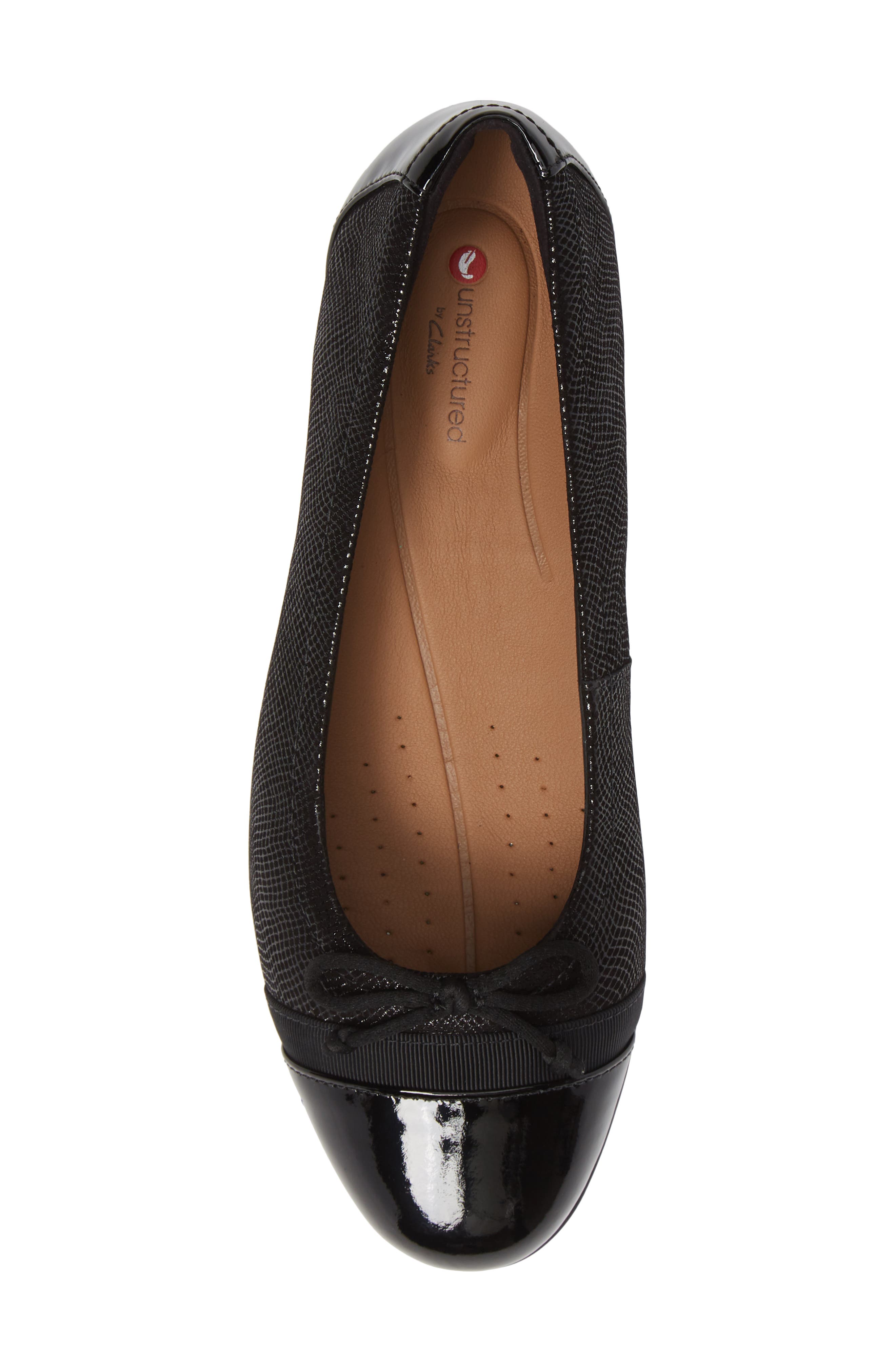 Clarks<sup>®</sup> Un Blush Cap Toe Flat, Alternate, color, 