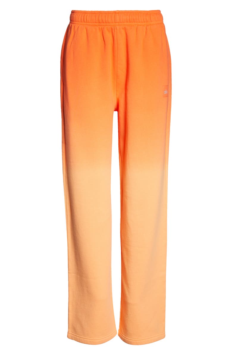Alo Straight Leg Ombré Sweatpants, Alternate, color, 