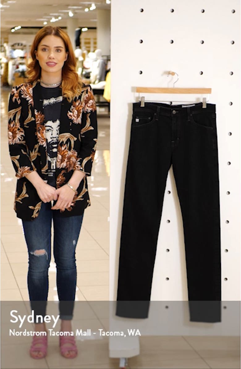 Graduate Slim Straight Leg Jeans, sales video thumbnail