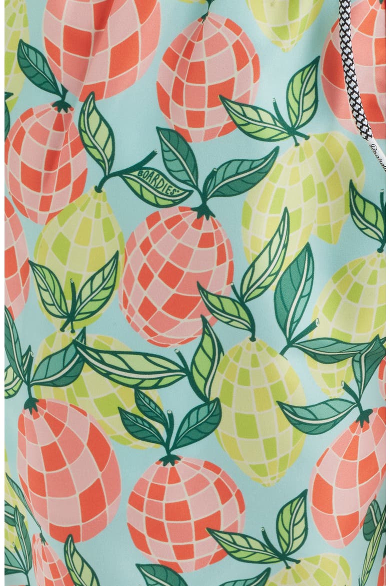 Citrus Disco Print Swim Trunks, Alternate, color, MULTI