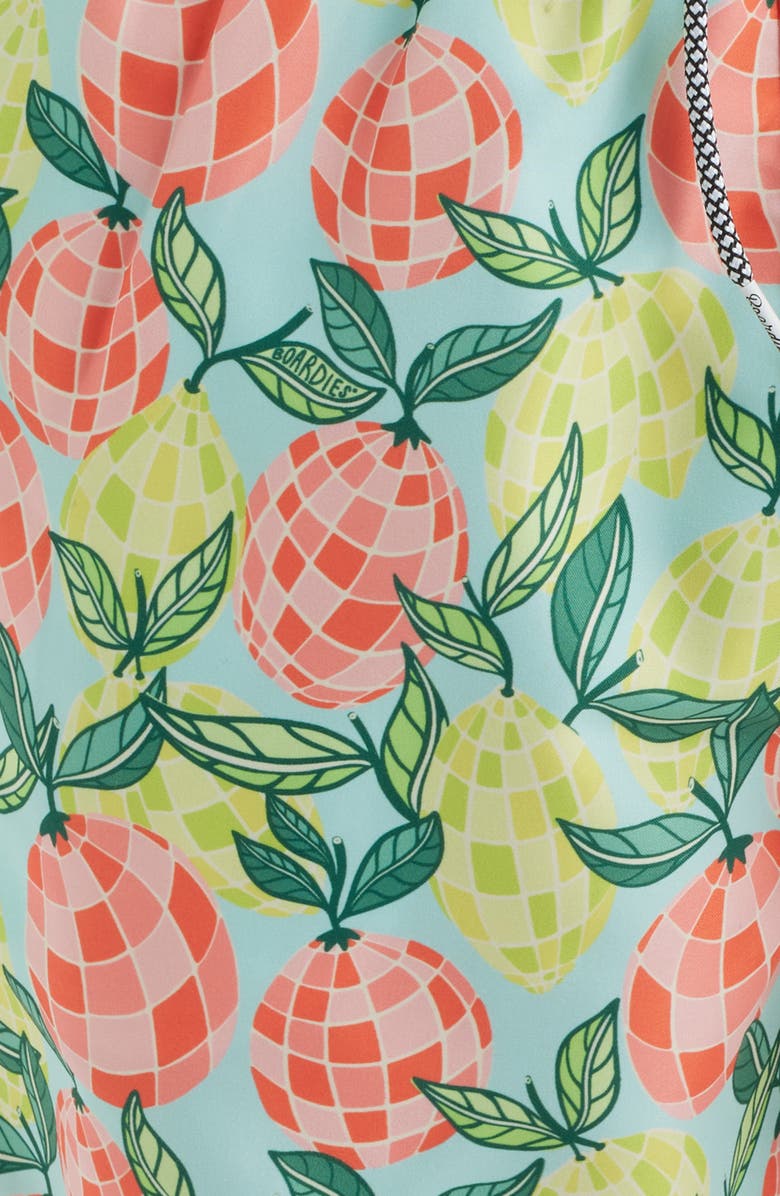 Boardies Citrus Disco Print Swim Trunks, Alternate, color, Multi