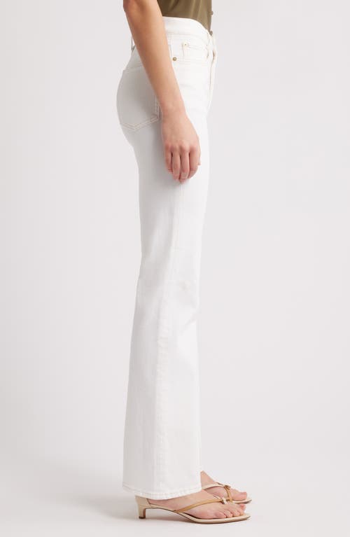 Frame The Arrow High Waist Relaxed Bootcut Jeans In Au Natural Clean