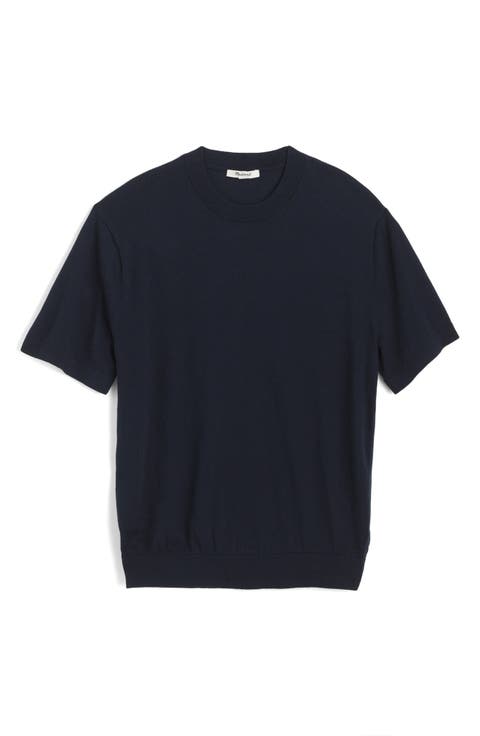 Cotton Crewneck Sweater T-Shirt