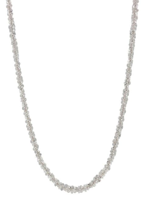 Twisted Rock Chain Necklace