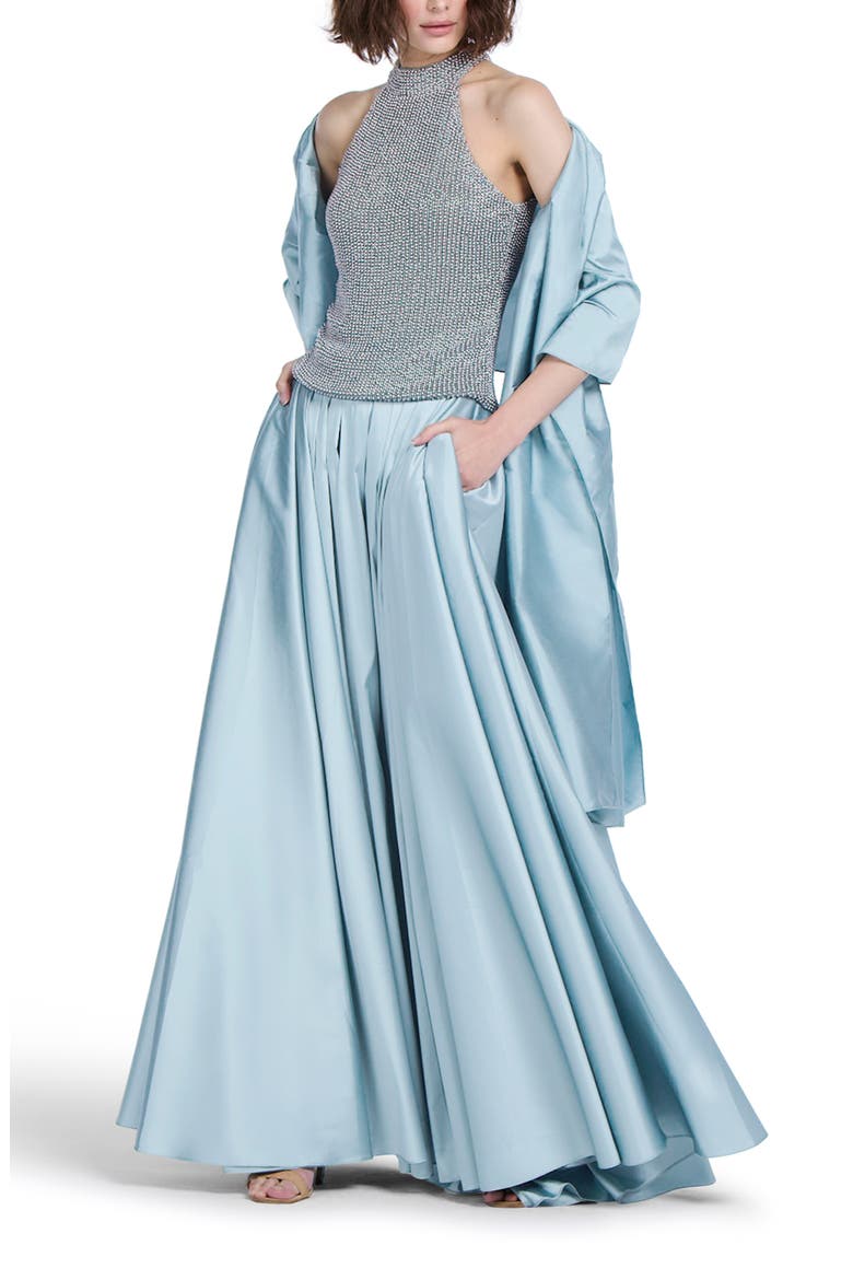 Taffeta Wrap, Main, color, LIGHT BLUE