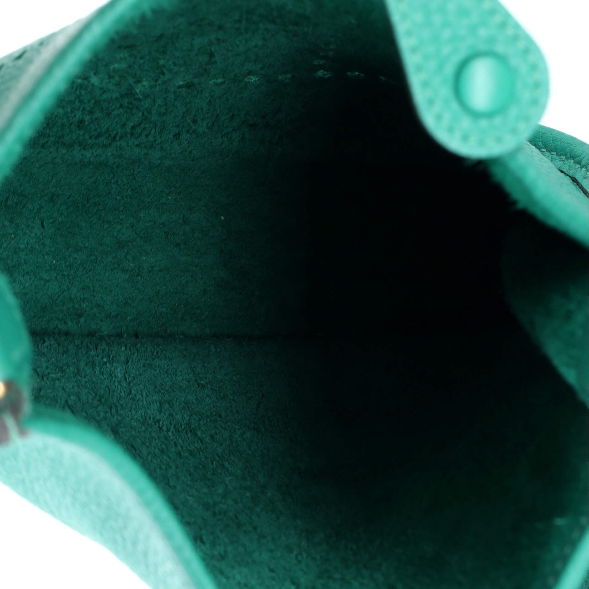 Pre-Owned Hermes Evelyne Bag Gen III Clemence TPM, Alternate, color, Vert Verone