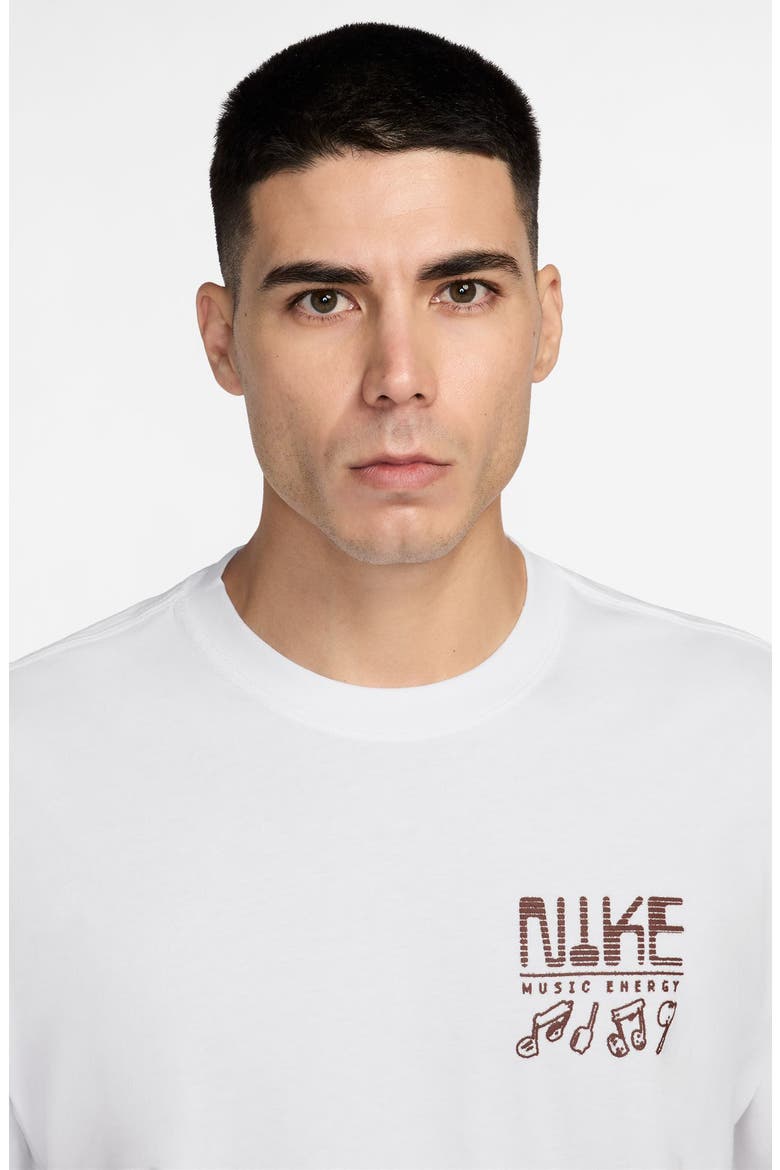 Sportswear Swoosh Sound Graphic T-Shirt, Alternate, color, WHITE