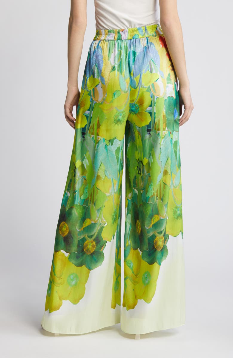 KOBI HALPERIN Alessia Floral Print Wide Leg Pants, Alternate, color, 