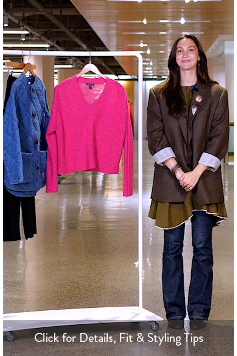 Organic Linen & Organic Cotton V-Neck Sweater video
