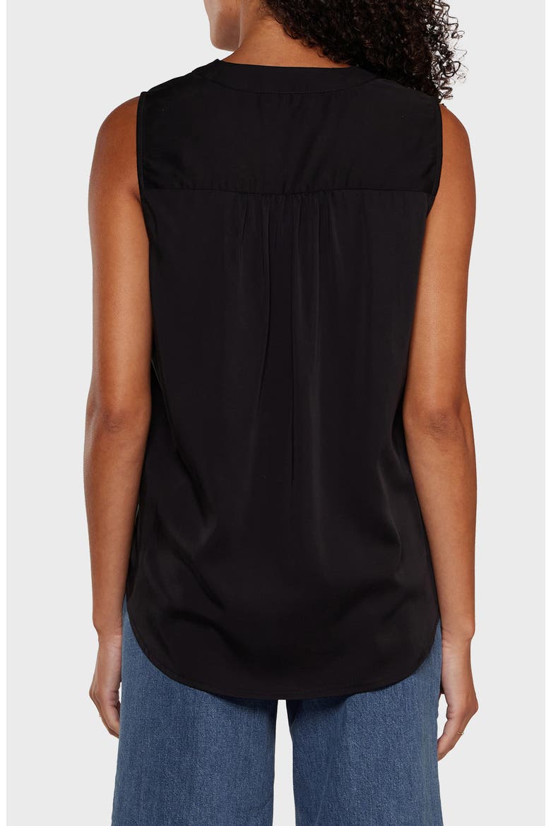 Sabine Sleeveless Top, Alternate, color, BLACK